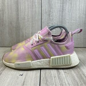 Adidas NMD R1 Pink Purple Running Sneaker Athletic Shoe Youth Girls Size 4